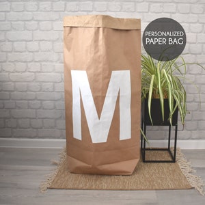 Bolsa personalizada con cualquier letra