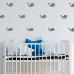 Wal-Wandtattoo, Wandtattoo Fisch, 40 Stück Wale Aufkleber, Kinderzimmer Wandtattoo, Home Decor, Kinderzimmer Wandtattoo, Ozean Wandtattoo