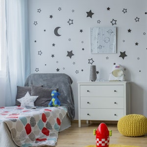Stelle sul muro wall stickers per bambini stelle Adesivi Sticker Luna plus adesivo stelle vivaio