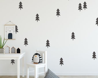 Trees wall decal, Tree decoration, Stickers fo children room, Tree wall decal