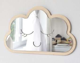 gold nursery mirror