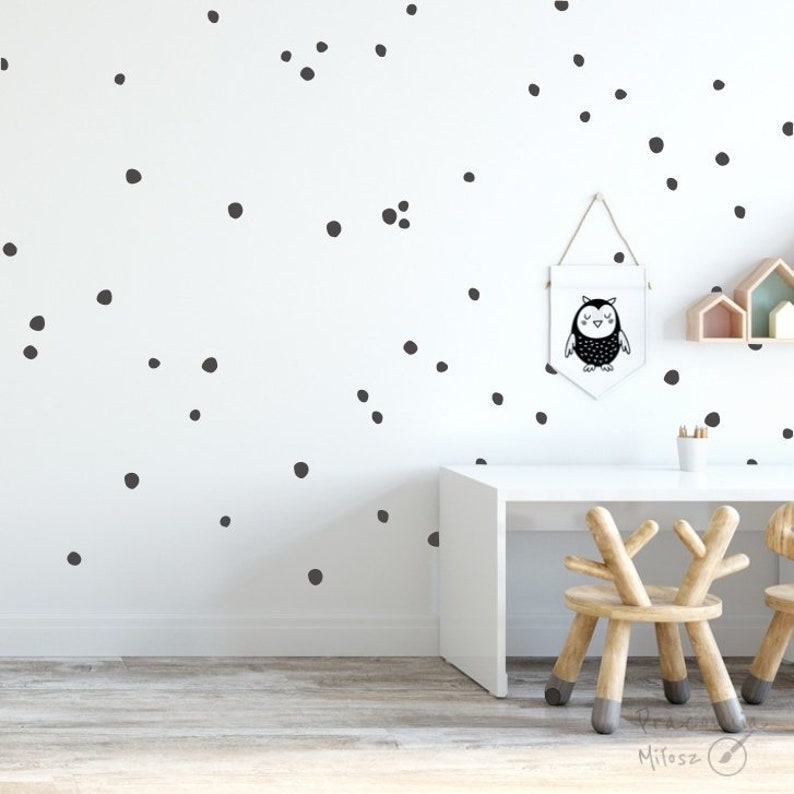 Dalmatian Dots Irregular Dots Dot Wall Stickers Polka Dots Etsy