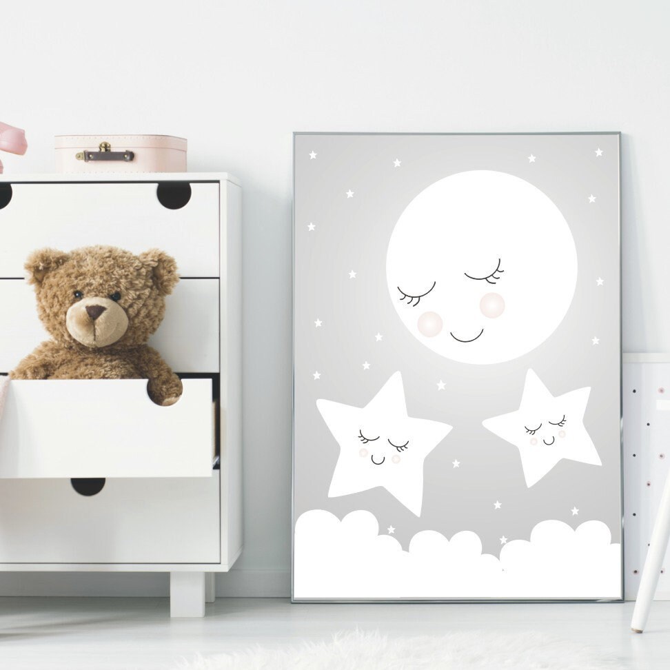 Free Nursery Printables Moon