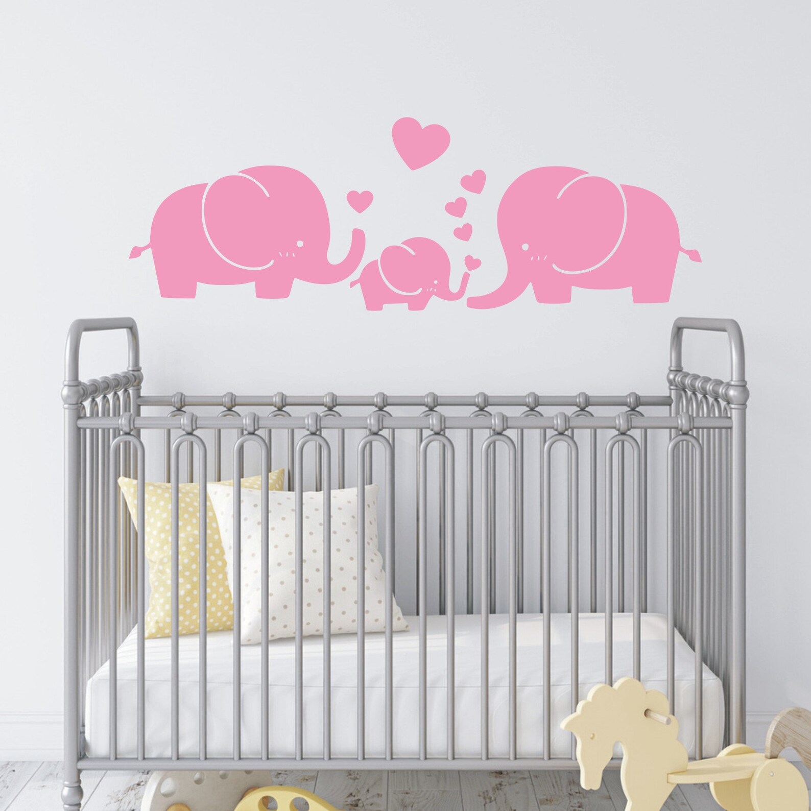 Elephant Wall Decal Nursery Wall Decal Kid Room Decor Baby Etsy