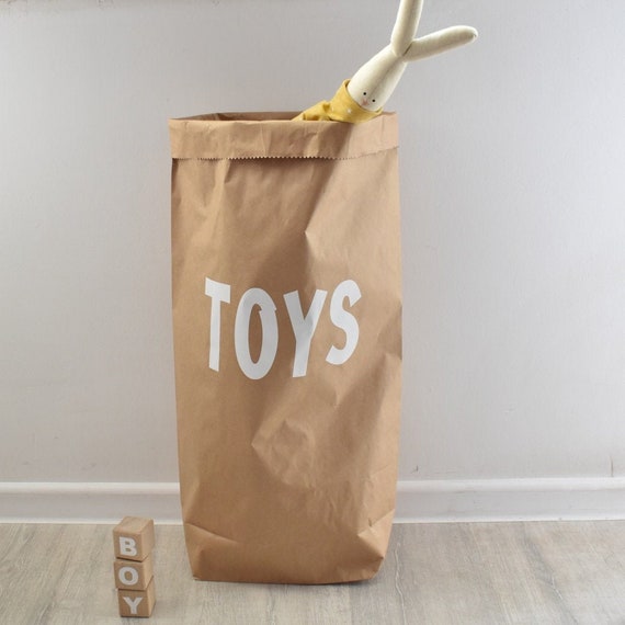 niet voldoende wastafel subtiel Speelgoed opbergpapier zak - Etsy Nederland