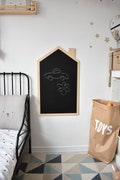 Wooden House For Writing With Chalk Blackboard Chalkboard