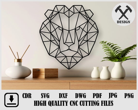 Free Free Geometric Lion Svg 249 SVG PNG EPS DXF File