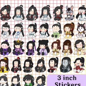 MDZS 3 inch Holographic Stickers