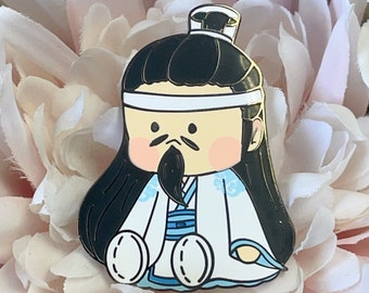 MDZS 1.5 inch Lan Qiren Hard Enamel Pins