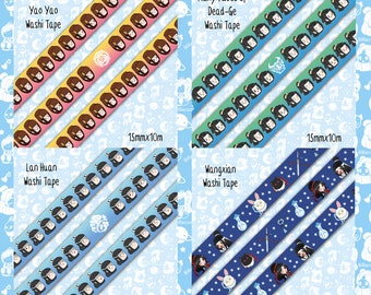 Mo Dao Zu She Matte Washi Tapes || 3Zun