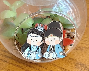 CQL Jin Guangyao and Lan Xichen Enamel Pins