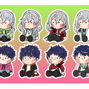 3 Inch Holographic Re:Vale Plush Baby Stickers