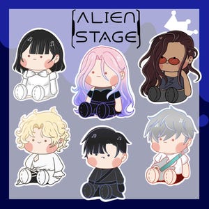 3 inch alien stage sticker Sua mizi hyuna luka ivan till