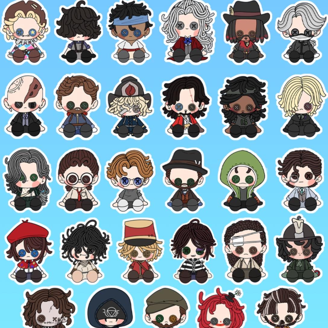 Idv Sticker Maker 3 Inch IDV Male Survivor Plush Baby Stickers - Etsy