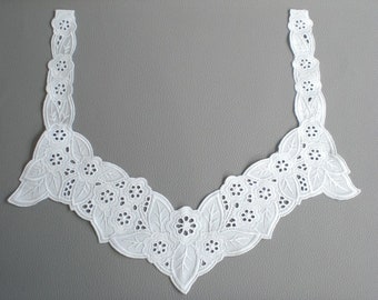 Lace insert Lace applique Application Cutout Insert lace