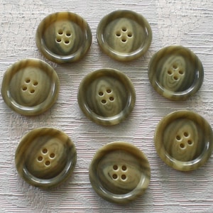 8 boutons corozo Boutons corozo végétaliens 29 mm image 1