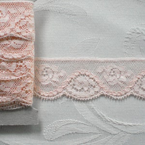 French Lace Floral Lace Trim Salmon Trim Lingerie Lace