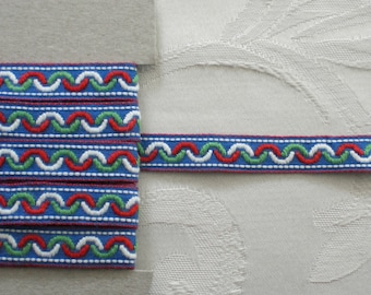 Narrow woven ribbon 3.25 m cotton border decorative border