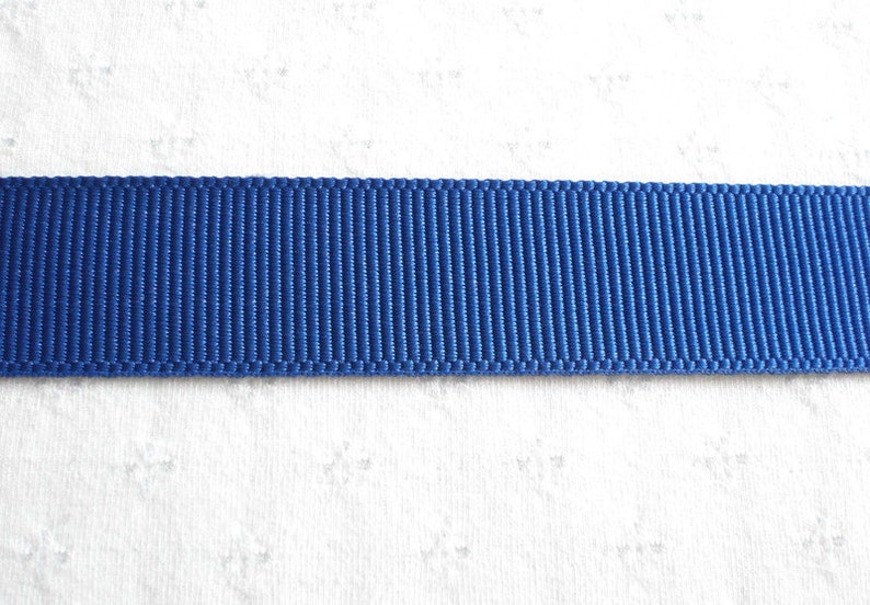 5 m Ripsband mittelblau Band Gurtband Dekoband Bild 3