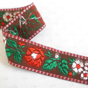 Traditional woven ribbon, 3 m woven ribbon, traditional border, lace border, flower border, Bavarian border