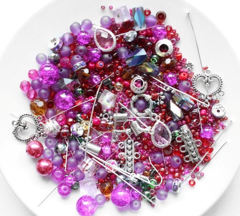 Ensemble de perles danseuse du ventre mélange de perles collection de perles de verre perles artisanales image 2