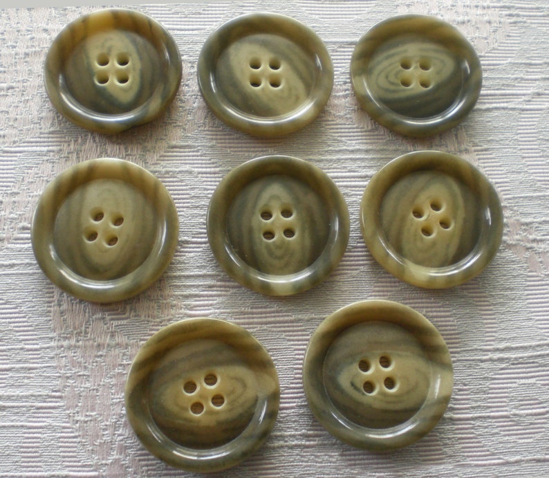 8 boutons corozo Boutons corozo végétaliens 29 mm image 2