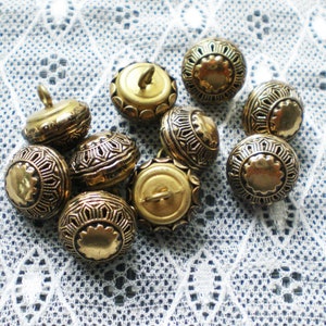 10 metal buttons 14 mm shank buttons buttons with eyelet vintage buttons traditional buttons image 5