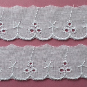 Cotton lace 10 m lace trim lace cotton