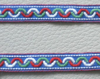 Narrow woven ribbon 3.25 m remnant cotton trim decorative trim traditional trim
