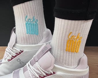 Embroidered socks - lecko mio