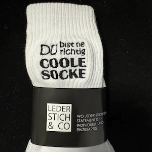 Cool socks - embroidered socks - Father&#39;s Day gift