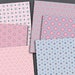 Blue and Pink Digital Paper Pack, Floral Scrapbooking Paper, Floral ...