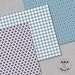 Blue Digital Paper Pack, Light Blue Scrapbook Paper, Blue Background ...