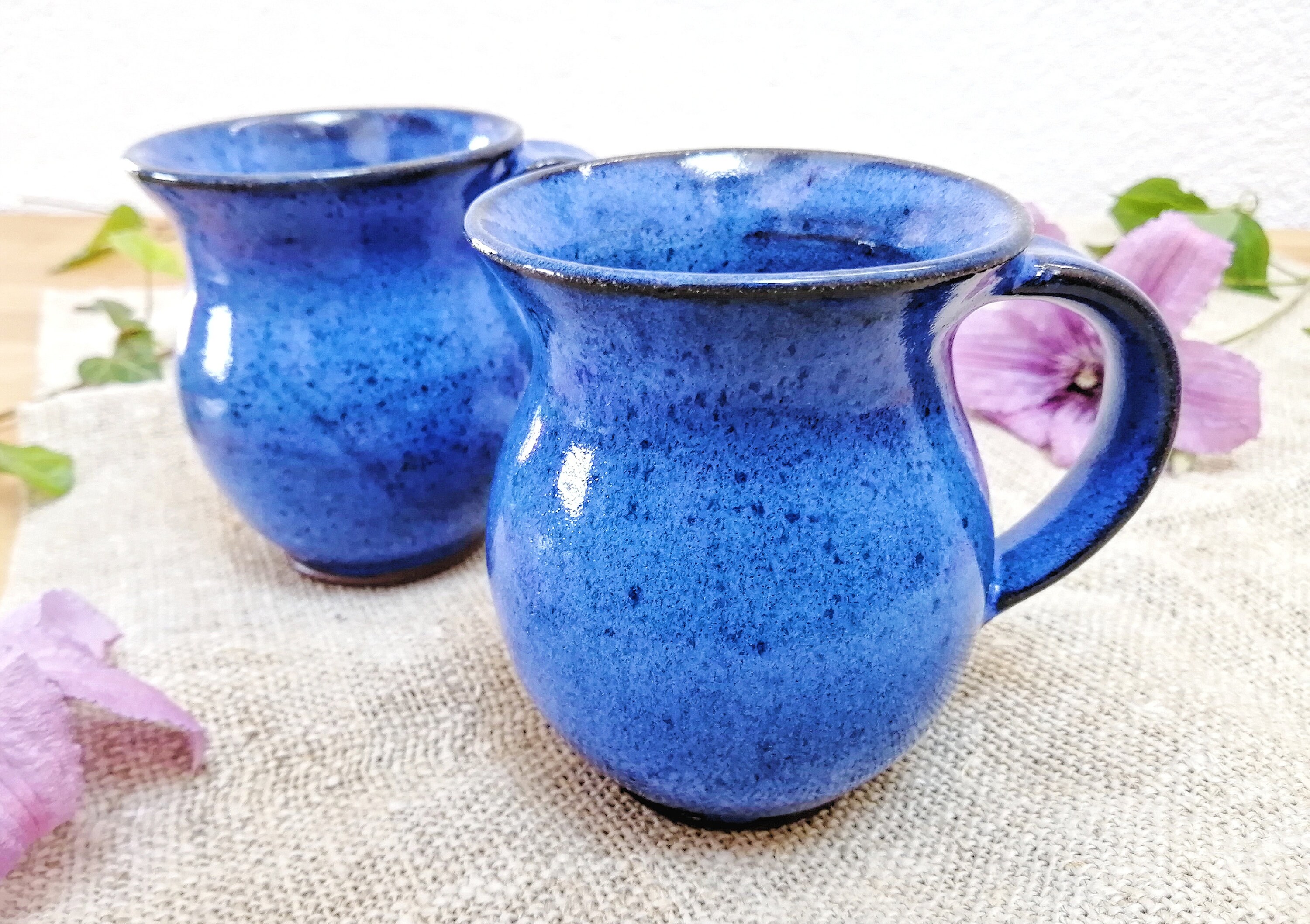 Blue mug Etsy