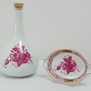 Herend of Hungary Chinese Bouquet in raspberry