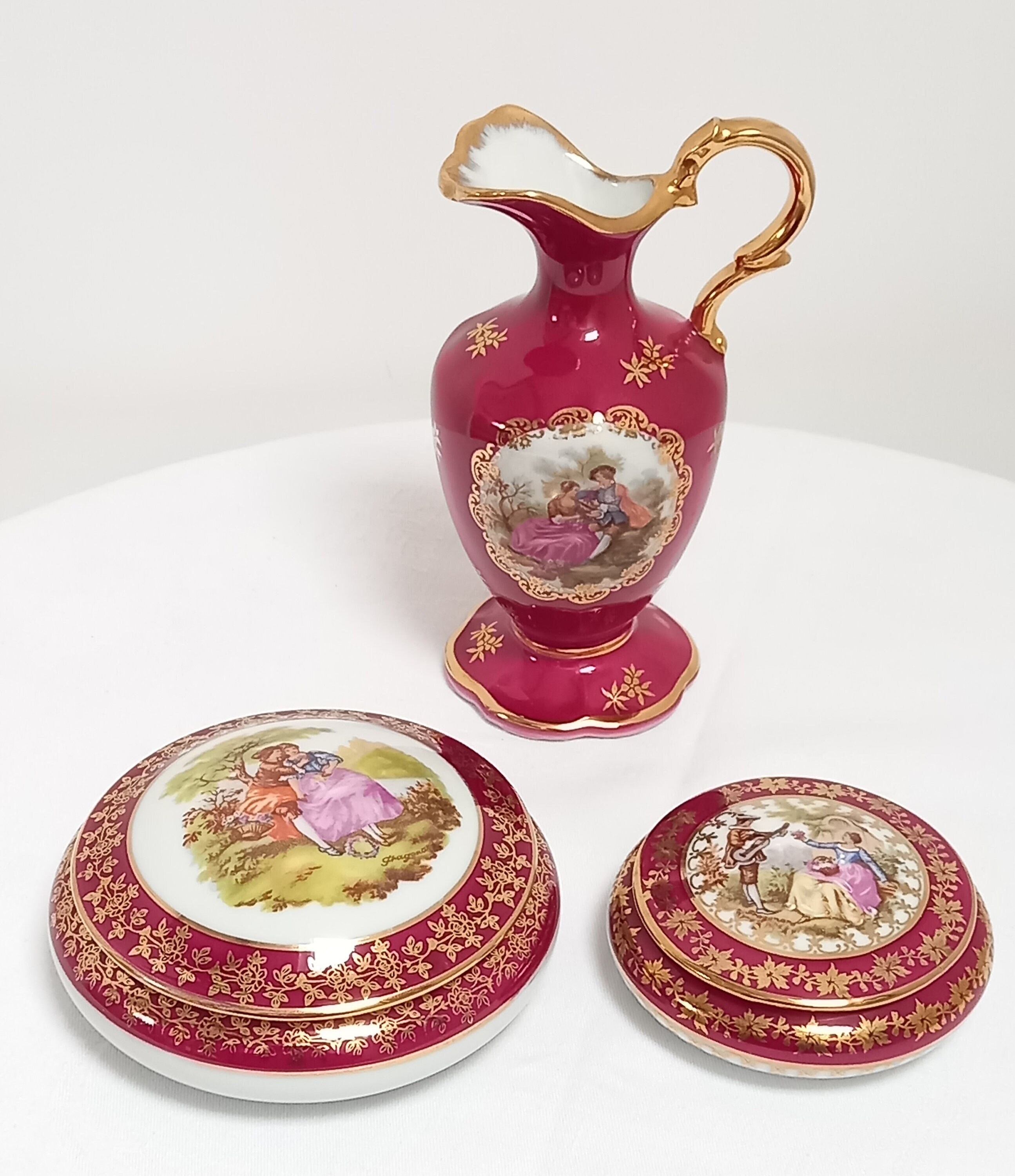 ANCIEN PETIT VASE Terre Cuite Recouvert Laiton Deco Debut Xx Eme EUR 30