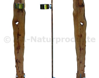 Designer floor lamp (182 cm) pear tree wood