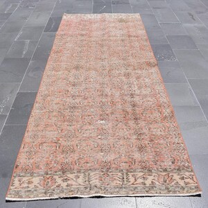 Turkish rug, Vintage rug, Handmade rug, Runner rug, Bohemian rug, Hallway rug, Oriental rug, Home decor, Boho decor, 3.6 x 9.5 Ft RSL1917