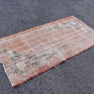 Turkish rug, Vintage rug, Area rug, Handmade rug, Oushak rug, Tribal rug, Bedroom rug, Boho decor, Natural wool rug 3.1 x 6.0 Ft  RSL2767