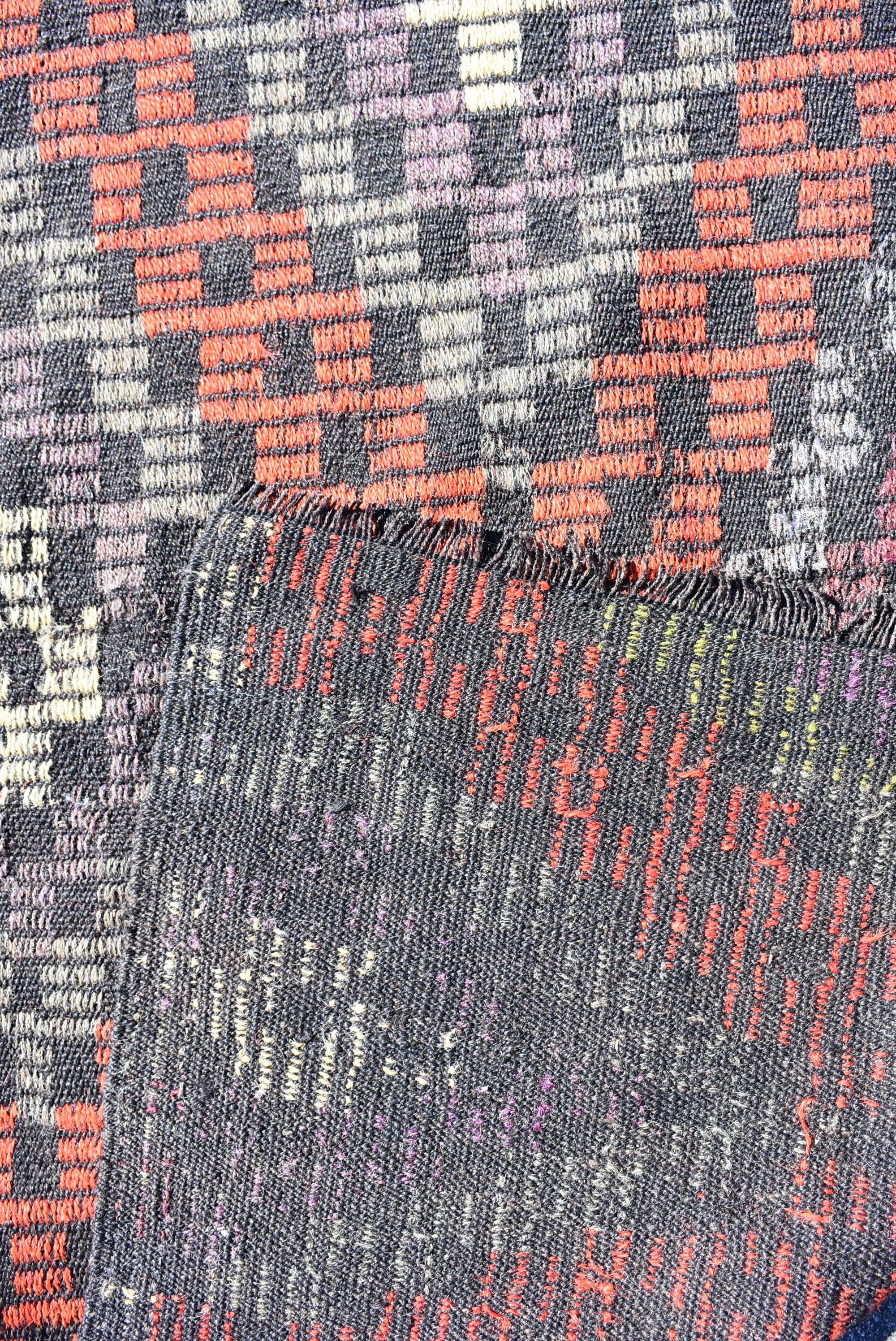 Cecim kilim rug vintage kilim rug 6.3 x 6.6 ft rustic decor | Etsy