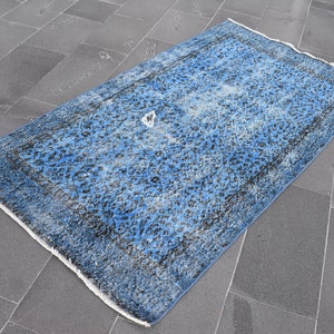 Modern Turkish rug, Vintage area rug, Handmade aztec rug, 5 x 6.6 ft Bohemian rug,Loft decor, Kidsroom rug, Natural wool rug, Carpet RSL1508