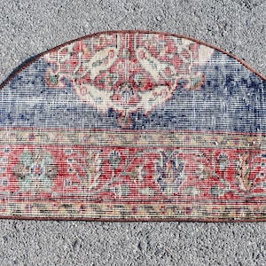 Turkish rug, Vintage rug, Oriental rug, Doormat rug 2.7 x 1.5 ft Rustic decor, Home decor rug, Handmade rug, Small kitchen decor, RS8114