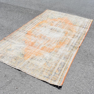 turkish rug, vintage rug, large rug, livingroom rug 4.8 x 8.5 ft unique rug, oriental rug, boho decor rug, organic rug, bohemian rug RS9068