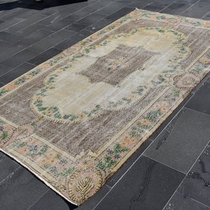 Vintage Teppich, Kelim Teppich, Teppich braun, Teppich braun, Teppich braun, 150x300, Kelimteppich, Teppichteppich, braun vorhängeteppich, brauner Teppich, boho Teppich, Orientteppich