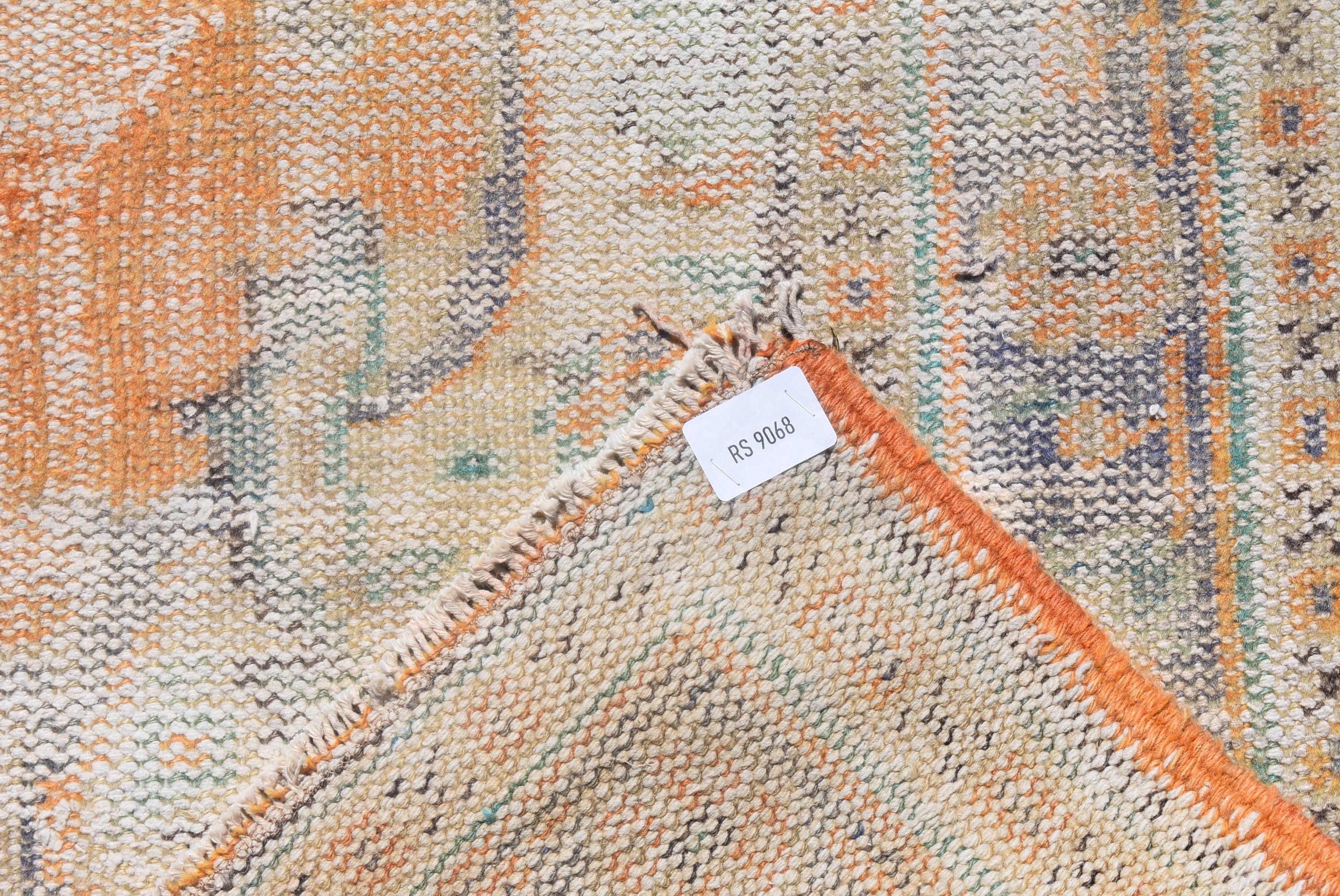 トルコ製ラグ、ヴィンテージラグ、大型ラグ、リビングルーム用