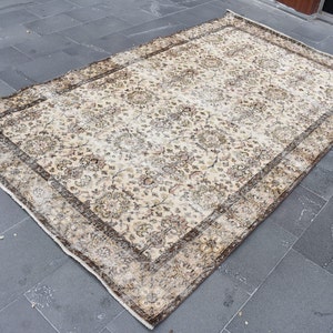 Turkish rug, Vintage rug, Large rug, Livingroom rug 5.3 x 8.9 ft Unique rug, Oriental rug, Boho decor rug, Organic rug, Bohemian rug RSL1250
