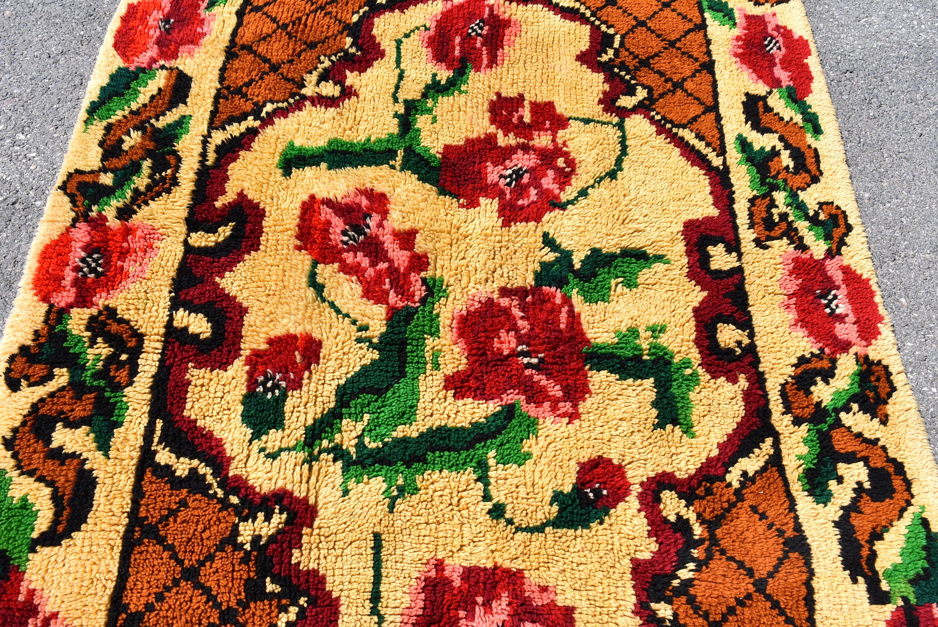 Türkischer Teppich Handgemachter Teppich Vintage Teppich | Etsy