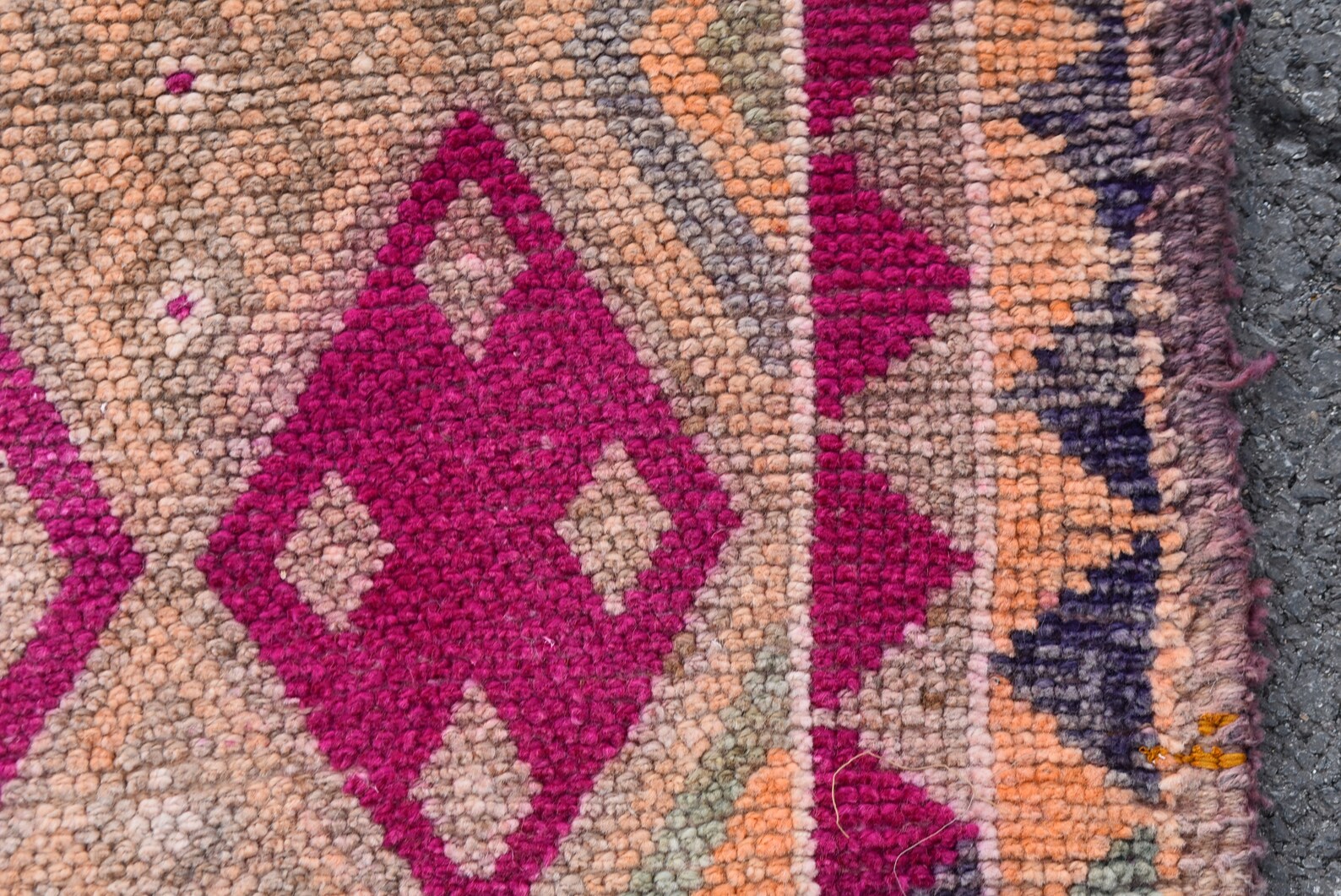 Oushak Rug Hallway Rug Floor Rug Decorative Rustic Rug 2.6 X Etsy