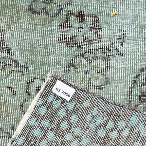 Türkischer grüner Teppich Vintage Teppich Handgemachter | Etsy