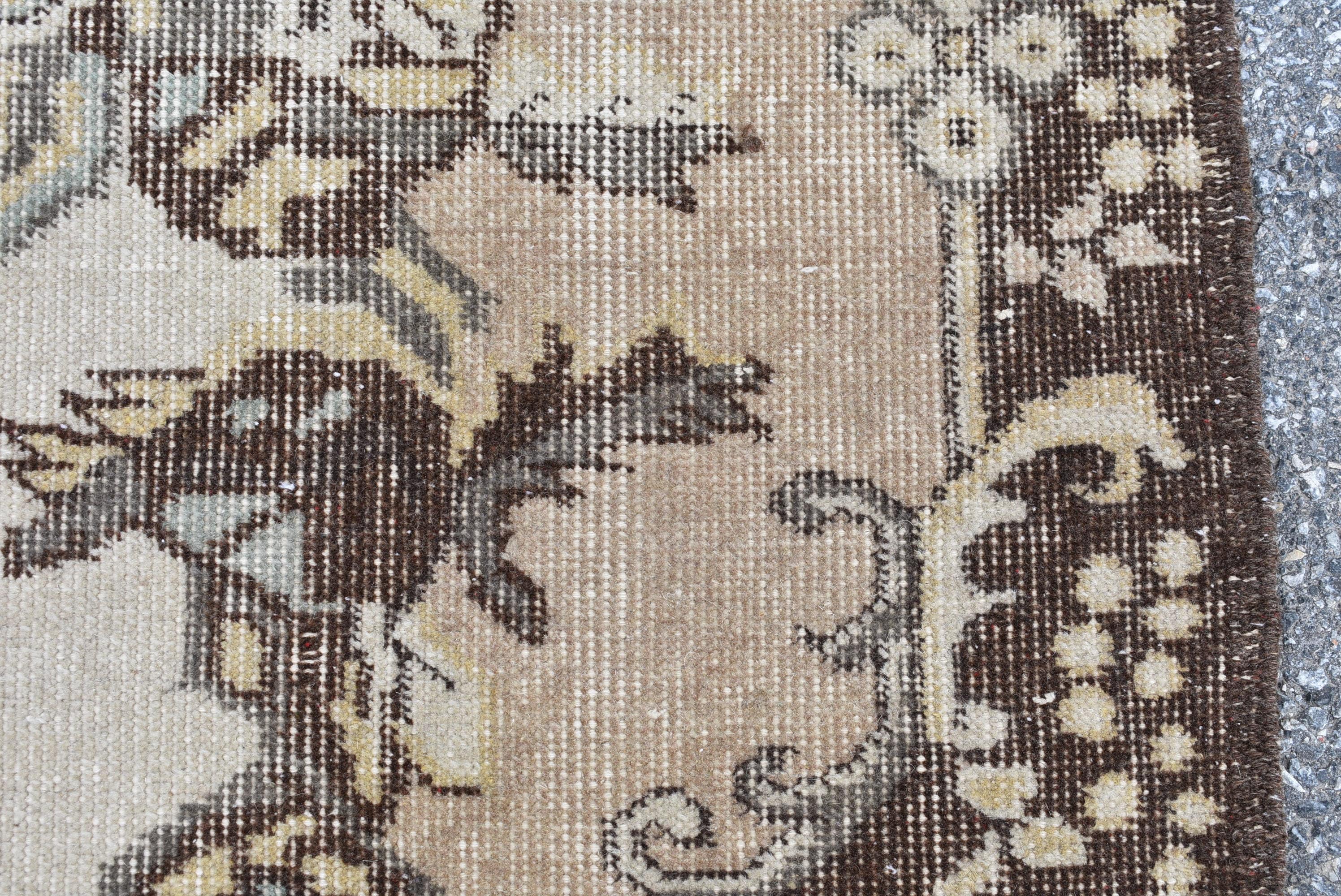 Floral Rug Bohemian Rug Vintage Boho Rug Rustic Decor 5.8 X Etsy